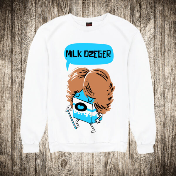 duks bez kapuljace boja bela slika milk mik dzeger
