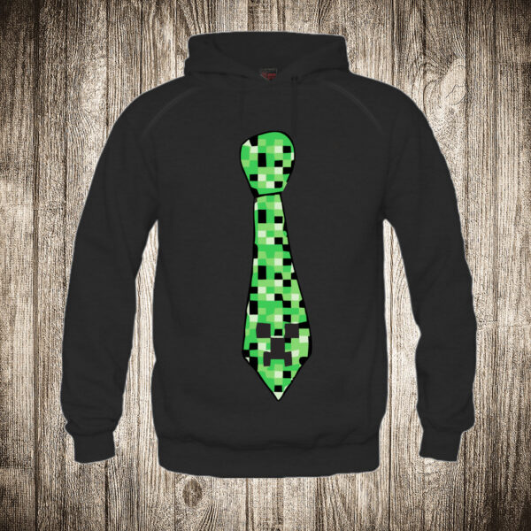 duks sa kapuljacom boja crna slika minecraft kravata
