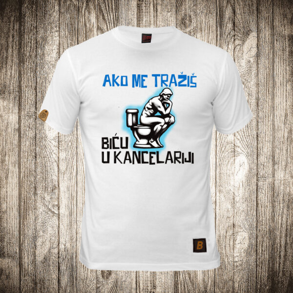 muska majica boja bela slika mislilac ako me trazis bicu u kancelariji wc solja 1