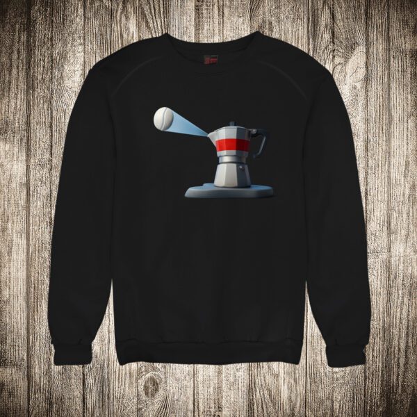 duks bez kapuljace boja crna slika mokapot kao svetionik kafa espresso