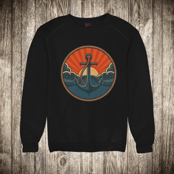 duks bez kapuljace boja crna slika more retro vintage znak