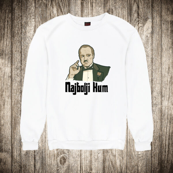 duks bez kapuljace boja bela slika najbolji kum