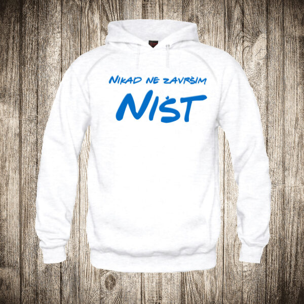 duks sa kapuljacom boja bela slika nikad ne zavrsim nist