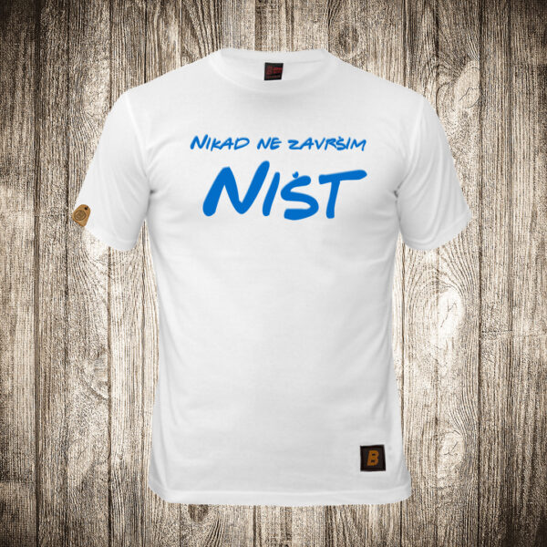 muska majica boja bela slika nikad ne zavrsim nist