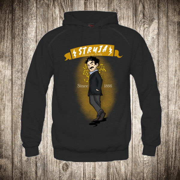 duks sa kapuljacom boja crna slika nikola tesla 11 since 1856