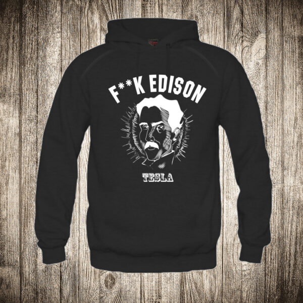 duks sa kapuljacom boja crna slika nikola tesla 9 fuck edison