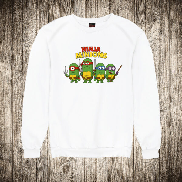 duks bez kapuljace boja bela slika nindza minions nindza kornjace i malci