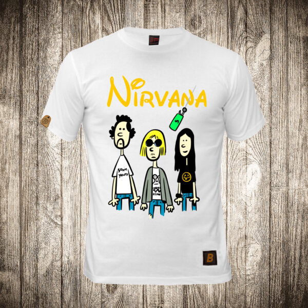 muska majica boja bela slika nirvana 8