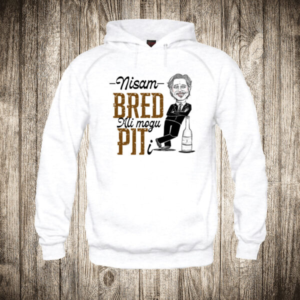 deciji duks boja bela slika nisam bred ali mogu piti pivo