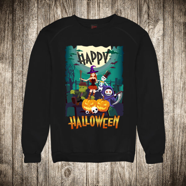 duks bez kapuljace boja crna slika noc vestica crtani halloween 14