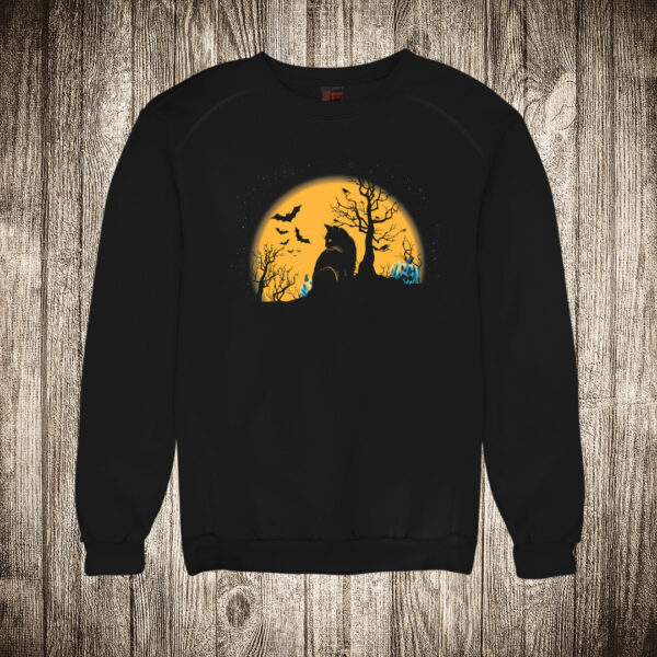 duks bez kapuljace boja crna slika noc vestica macka halloween 40