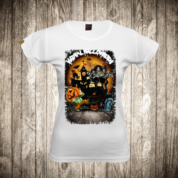 zenska majica boja bela slika noc vestica marijaci halloween 21