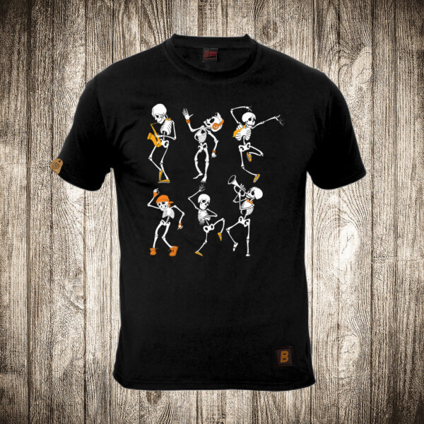 muska majica boja crna slika noc vestica skeleti halloween 45