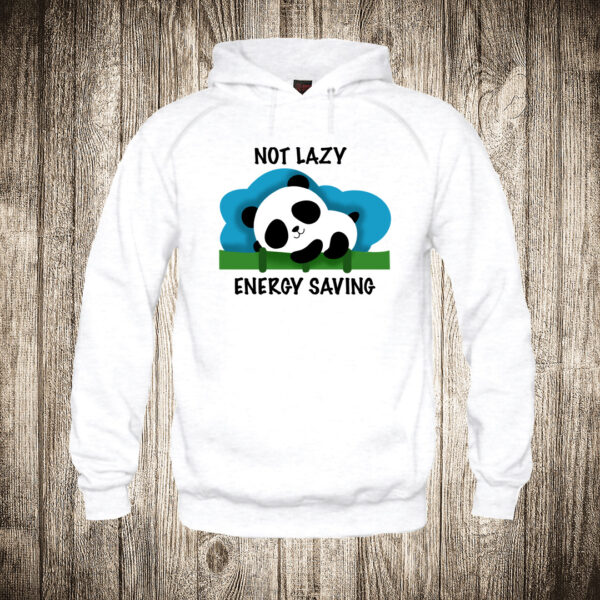 deciji duks boja bela slika not lazy energy saving panda