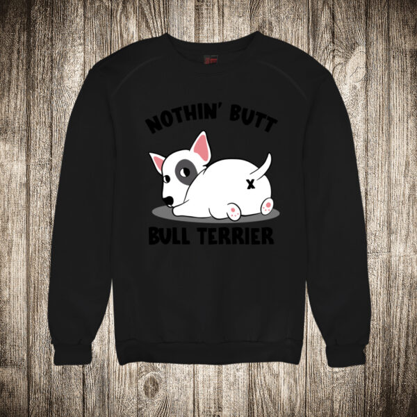 duks bez kapuljace boja crna slika nothing but bull terrier