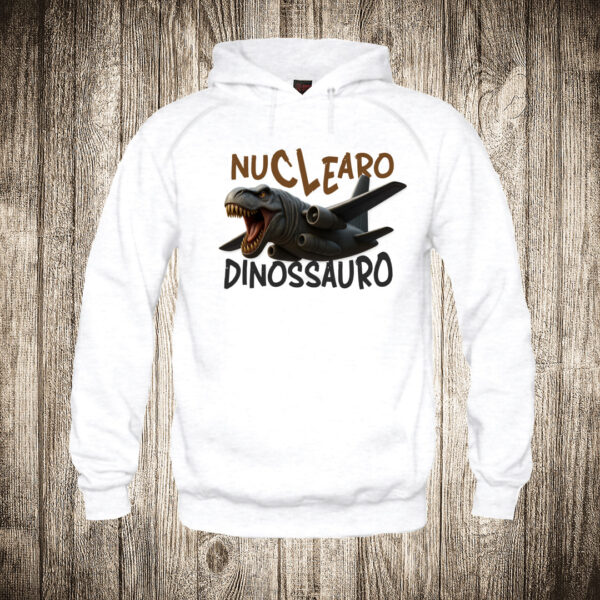 duks sa kapuljacom boja bela slika nuclearo dinossauro brain rot