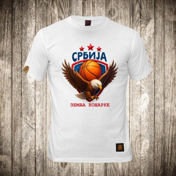 muska majica boja bela slika orao kosarkas srbija 3 zemlja kosarke
