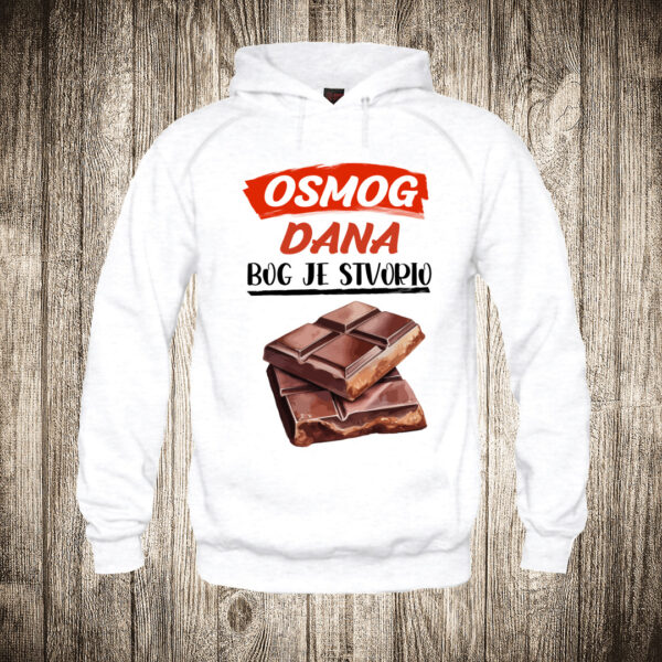 deciji duks boja bela slika osmog dana bog je stvorio cokoladu