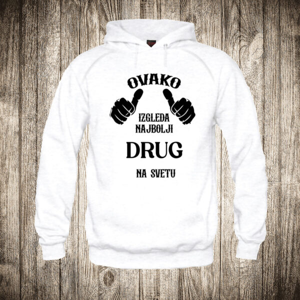 deciji duks boja bela slika ovako izgleda najbolji drug na svetu
