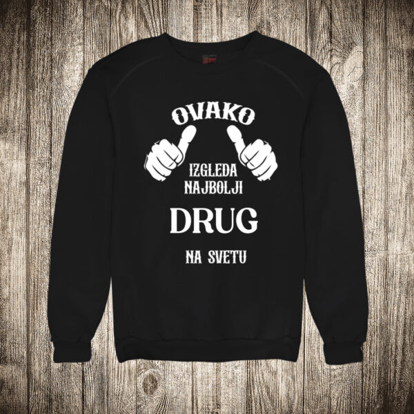 duks bez kapuljace boja crna slika ovako izgleda najbolji drug na svetu