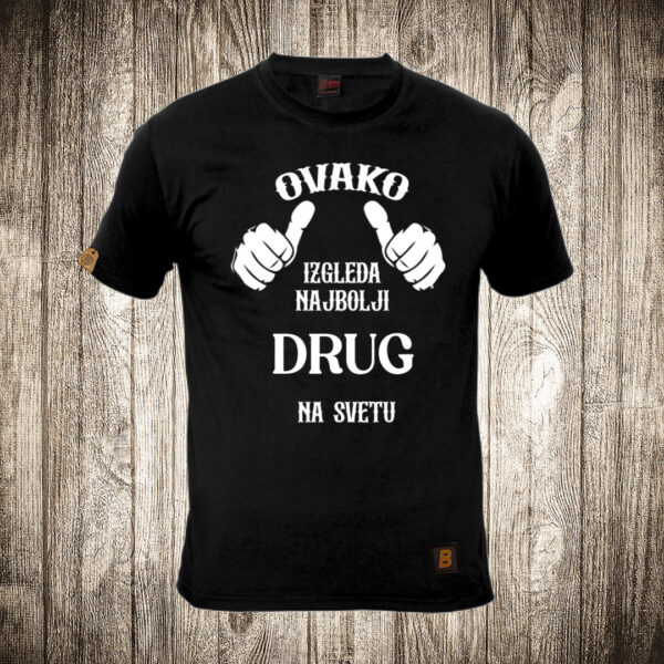 muska majica boja crna slika ovako izgleda najbolji drug na svetu