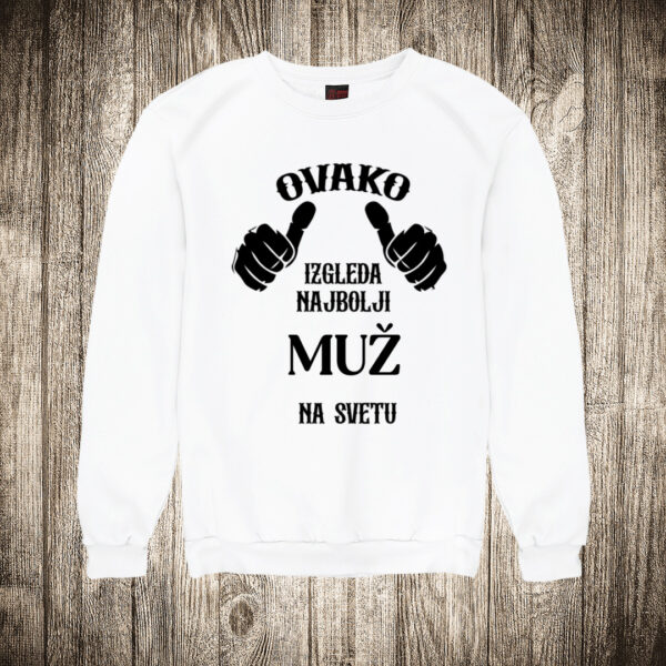 duks bez kapuljace boja bela slika ovako izgleda najbolji muz na svetu