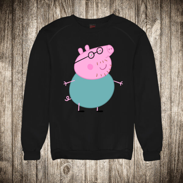 duks bez kapuljace boja crna slika papa pig pepa prase