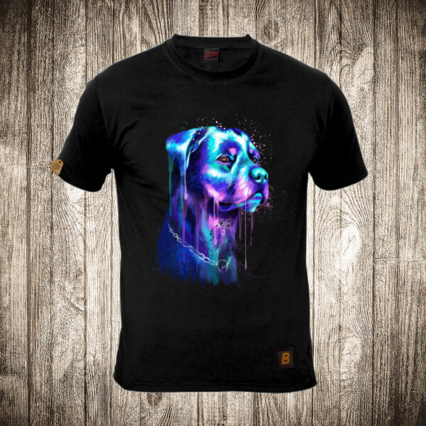 muska majica boja crna slika pas rotvajler 2