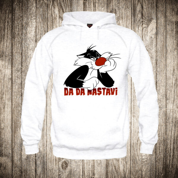 duks sa kapuljacom boja bela slika patak daca da da nastavi 1
