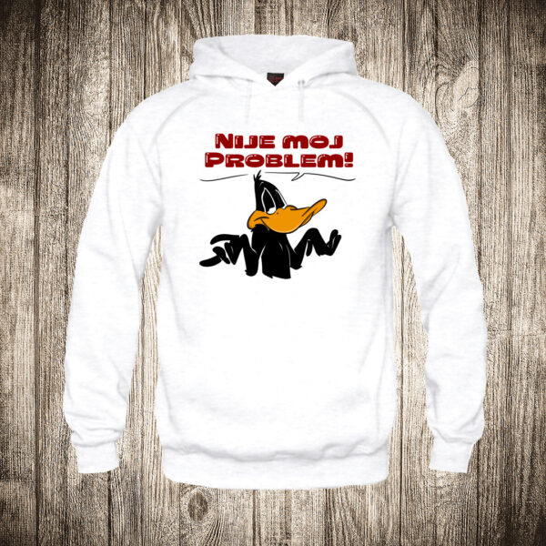 deciji duks boja bela slika patak daca nije moj problem