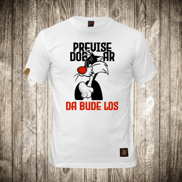 decija majica boja bela slika patak daca previse dobar da bude los