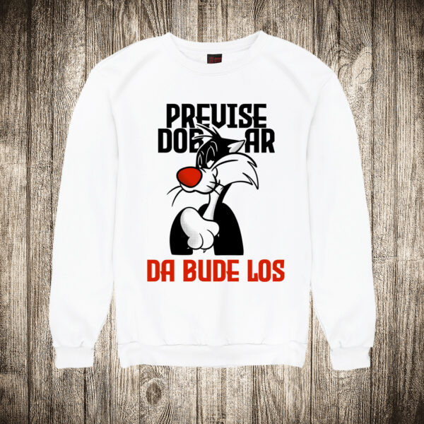 duks bez kapuljace boja bela slika patak daca previse dobar da bude los