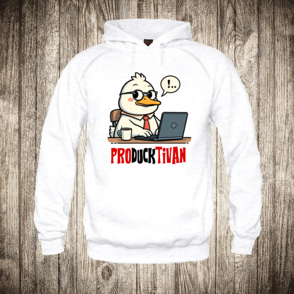 deciji duks boja bela slika patak producktivan