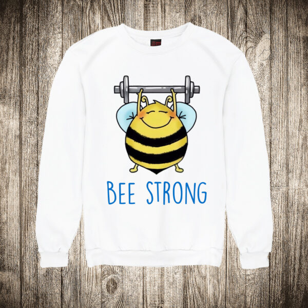 duks bez kapuljace boja bela slika pcela bee strong