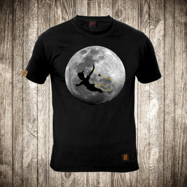 muska majica boja crna slika petar pan mesecina