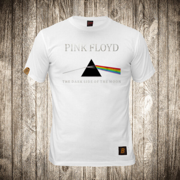 muska majica boja bela slika pink floyd 1