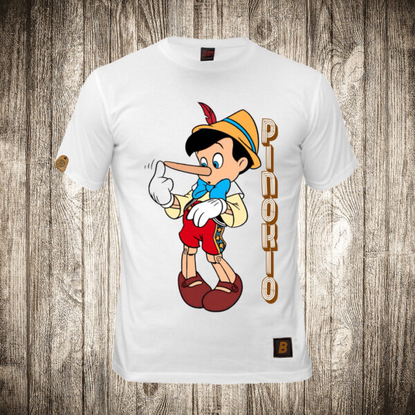 muska majica boja bela slika pinokio