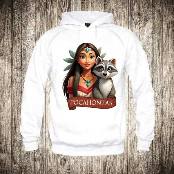 duks sa kapuljacom boja bela slika pocahontas