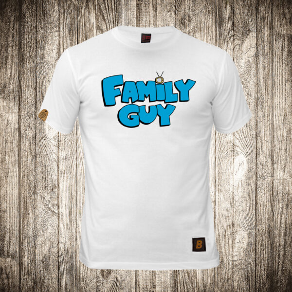 muska majica boja bela slika porodicni covek family guy 3