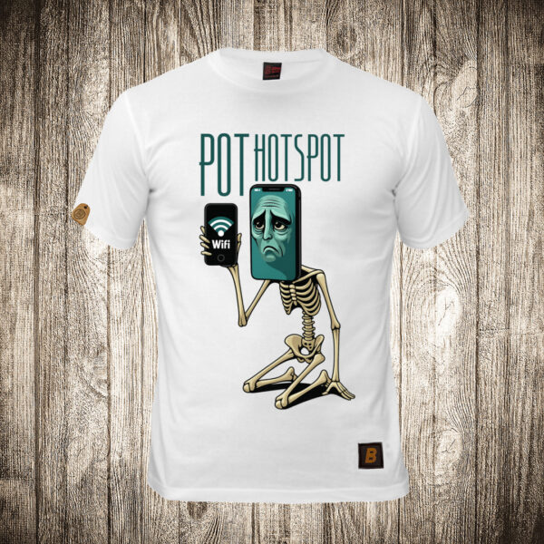 muska majica boja bela slika pot hotspot brain rot