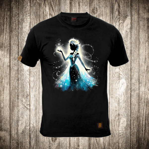 muska majica boja crna slika princeza elza 3 frozen ledena kraljica