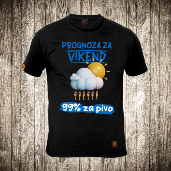 muska majica boja crna slika prognoza za vikend 99 pivo