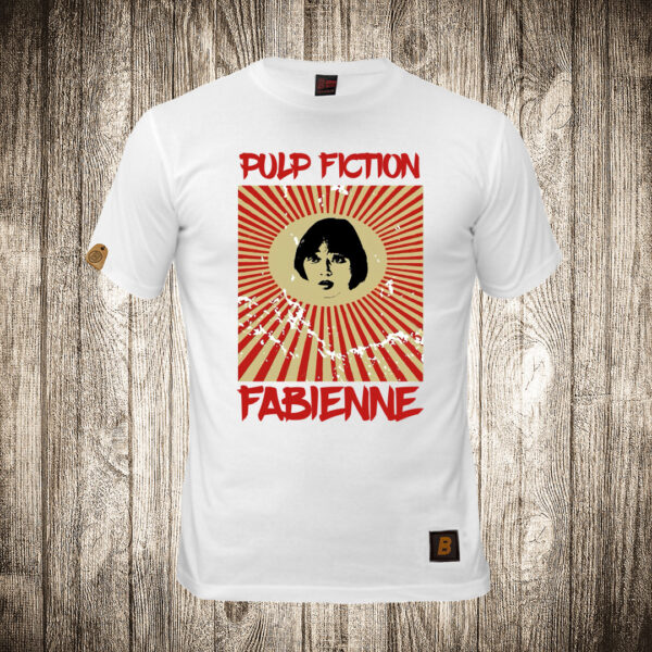 decija majica boja bela slika pulp fiction fabienne