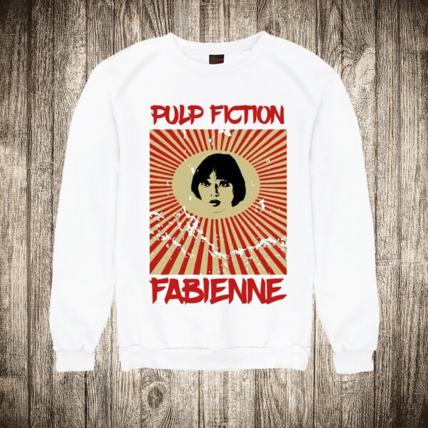 duks bez kapuljace boja bela slika pulp fiction fabienne