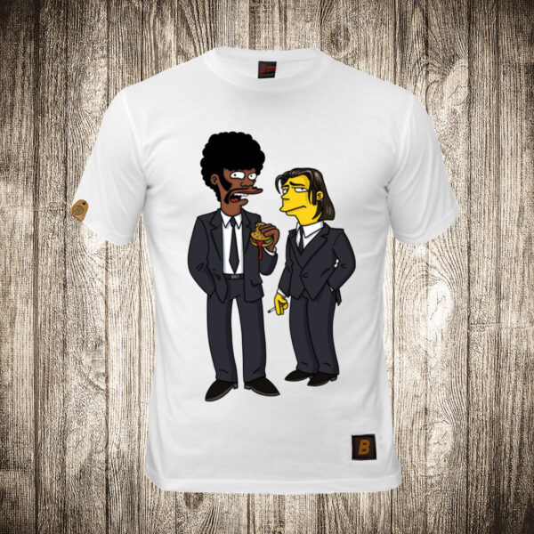 muska majica boja bela slika pulp fiction petparacke price kao simpsonovi