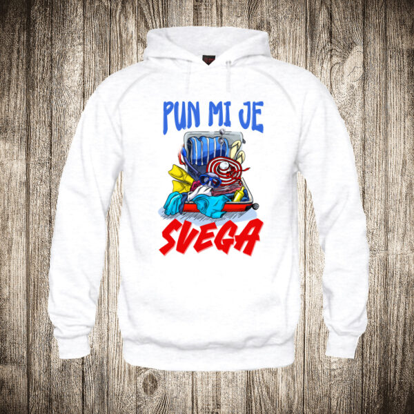 deciji duks boja bela slika pun mi kofer svega 2