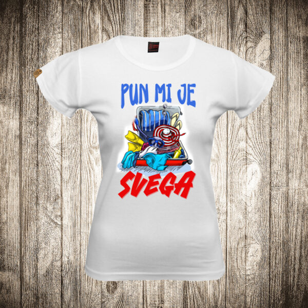 zenska majica boja bela slika pun mi kofer svega 2