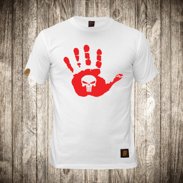 muska majica boja bela slika punisher 2 saka
