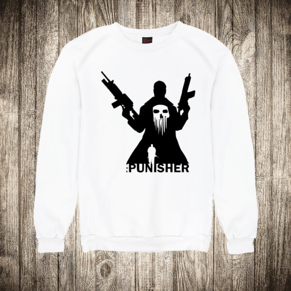 duks bez kapuljace boja bela slika punisher 4