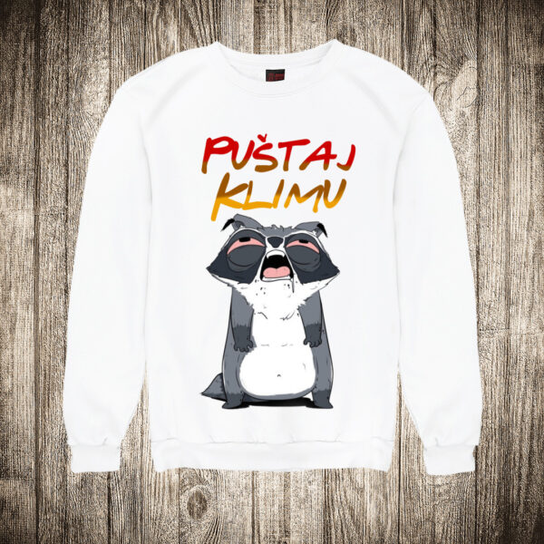 duks bez kapuljace boja bela slika pustaj klimu leto vrucina